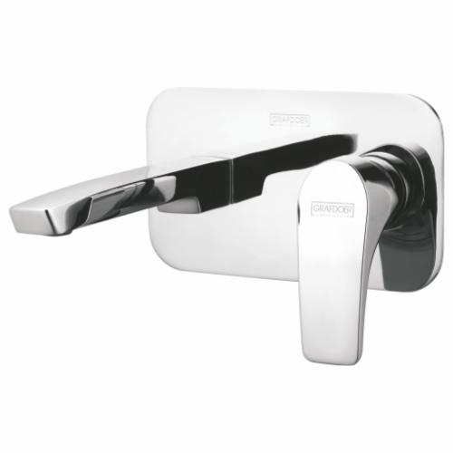 Single Lever Basin Mixer Wall Mounted Chrome